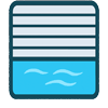 icone symbolisant une couverture piscine